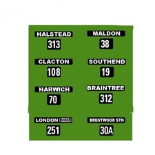 MODEL BUS WATERSLIDE TRANSFERS