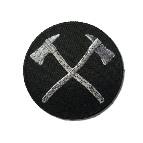Embroidered crossed - embroidered,
