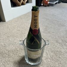MOET & CHANDON GLASS PETITE LIQUORELLE ICE BUCKET COOLER FOR CHAMPAGNE Good Cond