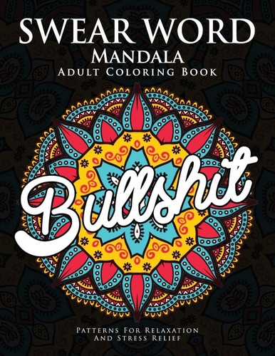 Swear word mandala adults - word,