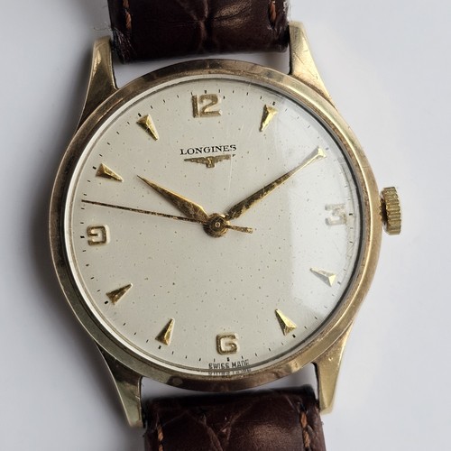 Vintage solid gold longines - vintage, 9k