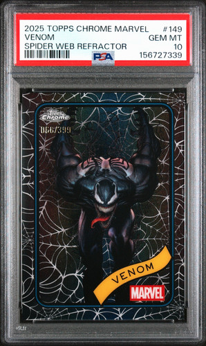2025 topps chrome marvel venom - chrome,