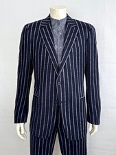 Versace Navy Pinstripe
