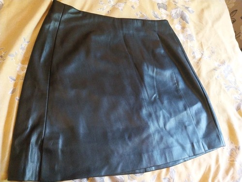 Ladies faux leather mini - ladies, skirt