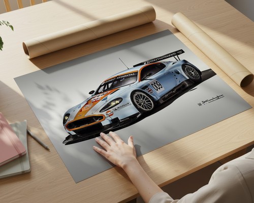 Aston martin dbr9 - martin, gulf