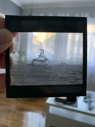 Magic lantern slide hms - magic, renown