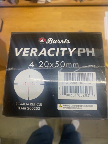 Burris veracity rifle scope - rifle,