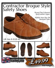 Contractor Brogue Tan/Brown