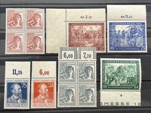 German stamps allied - german,
