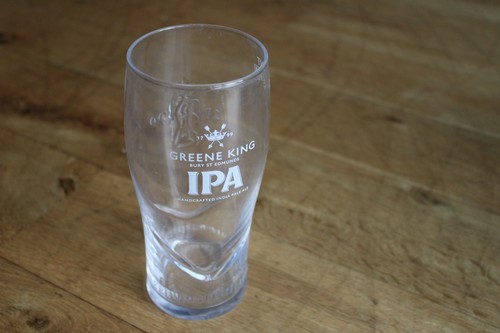 Greene king ipa pint glass - greene, m14