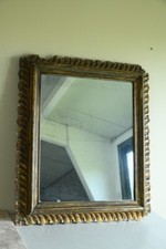 Antique Continental Gilt Wall Overmantle Mirror