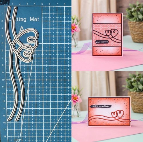 Metal cutting dies lace hearts - metal,