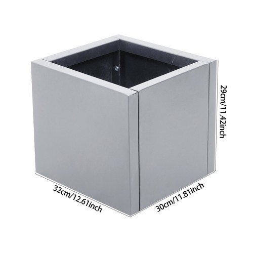 Zinc galvanised steel trough - galvanised,