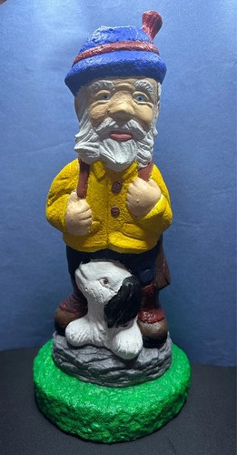 Blue hat garden gnome - hat,