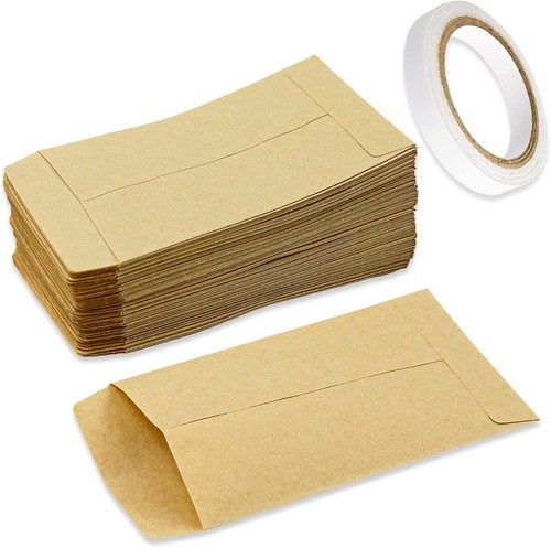 100 pcs small brown envelopes - small,