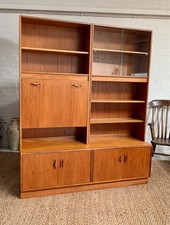 Vintage G Plan Wall Unit With Drinks Cabinet