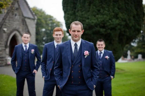 Mens suits wedding tuxedo - wedding, blue