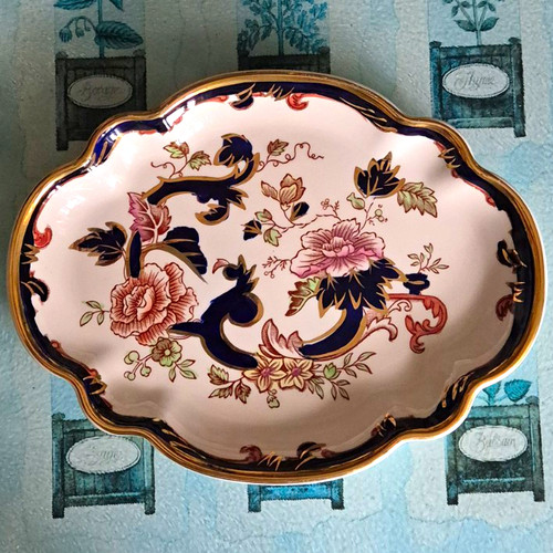 Mason blue mandalay dish - blue,