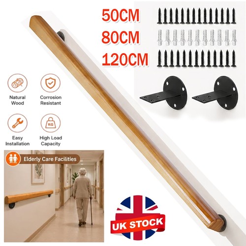 120cm wooden handrail stair - 50-120cm,