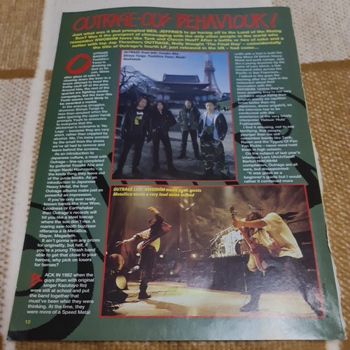 Vintage outrage japan thrash - vintage,