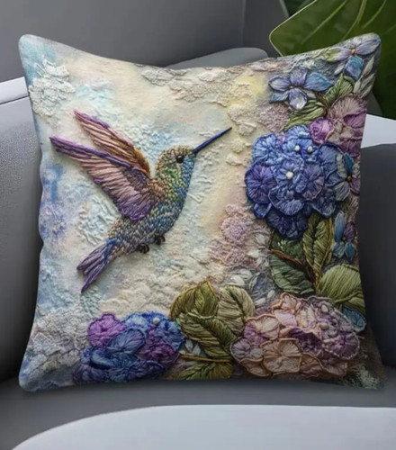 Humming bird cushion covers - x2,