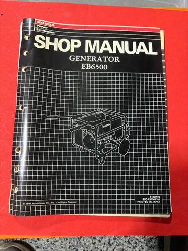 Genuine honda shop manual - honda,