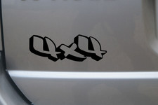 4x4 decal stickers (D) x2 -