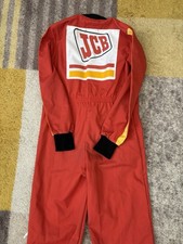 Extremely Rare red JCB Overalls 1990s BEST OFFER WINS