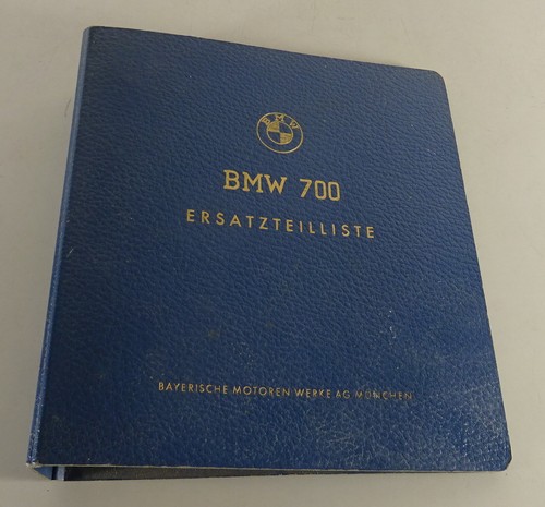 Parts catalog bmw 700 coupe - parts,