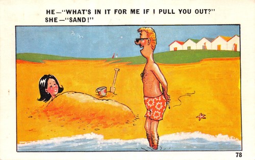 Sapphire comic postcard 78 - sapphire, no