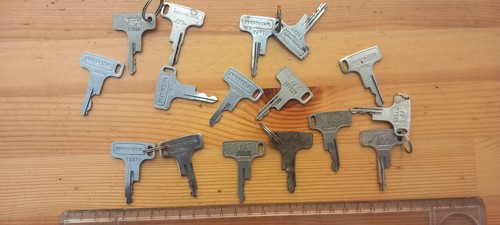 Honda vintage motorcycle key - honda,