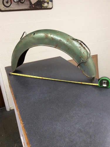 Vintage motorcycle mudguard - vintage,