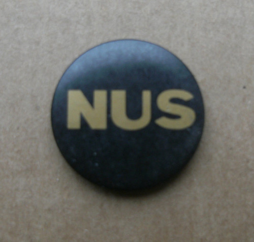 Trade union pin badge nus - badge,