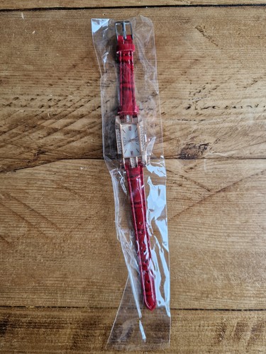 Ladies red straped - , watch