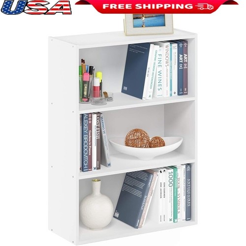 Tier wide bookshelf - 3-tier, heavy