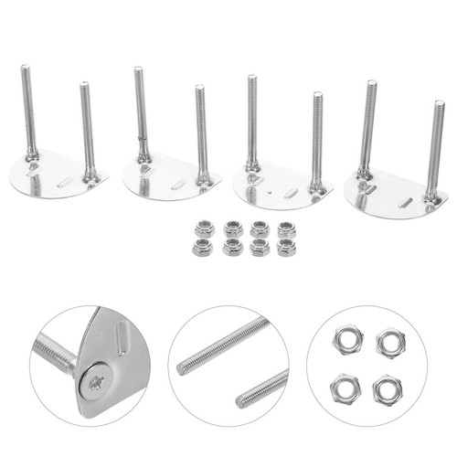 4pcs durable stainless steel - stainless,