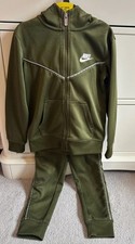 BOYS Nike Full Tracksuit Khaki Age 4-5
