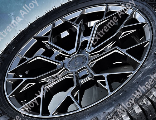 Grey venom alloy wheels - alloy,