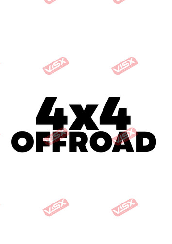 Offroad 4x4 decal - , sticker