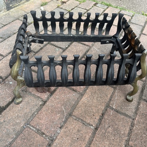 Vintage cast iron fire - cast,
