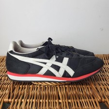 Onitsuka Tiger Sakurada Black White Red Trainers Size UK 7 D2D1N Asics Shoes