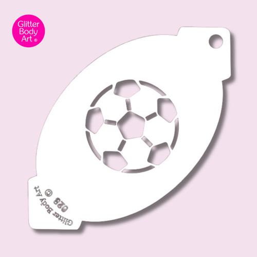 Football print stencil - print,