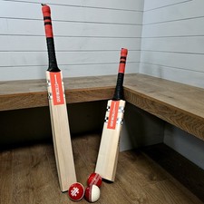 Gray-Nicolls Cricket Bat & Ball Set - EW Cricket Training Bat Bundle - FREE p&p