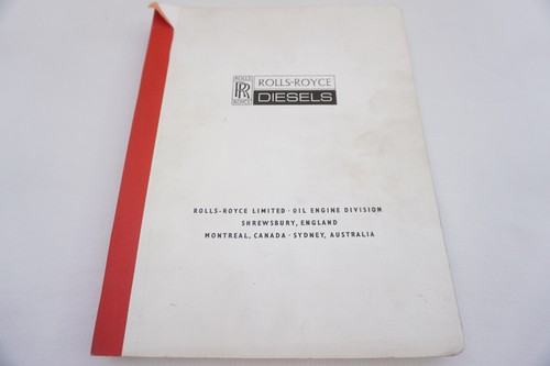 Rolls royce dv8t diesels - dv8t, parts