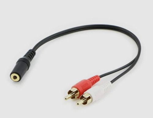 Female 5mm stereo jack - 3.5mm,
