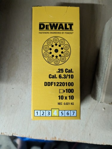 Dewalt caliber 10mm yellow - dewalt,