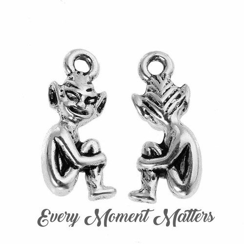 Tibetan silver pixie elf - 10,