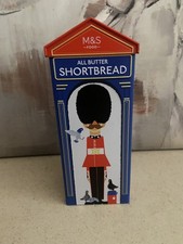 Marks & Spencer All Butter Shortbread London Guard Biscuit Tin M&S Food - Empty