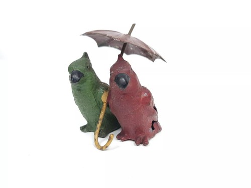 Vintage painted lead figure - painted,