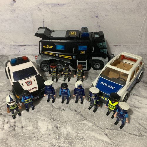 Playmobil police cars and - police,